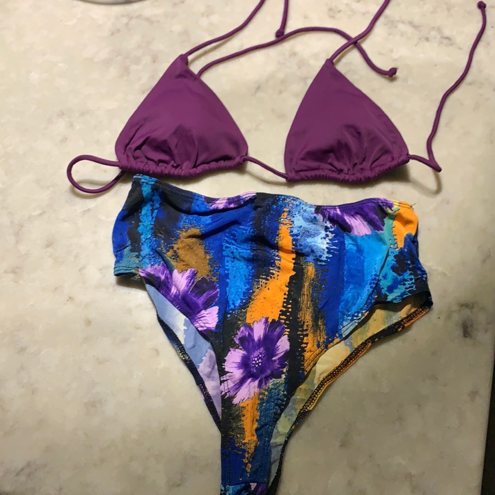 High waisted bikini